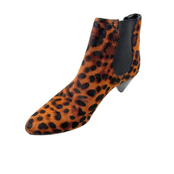 JOIE JOIE BARLEENA CALF HAIR ANIMAL PRINT BOOTIES SZ 6.5 US - Picture 6 of 11